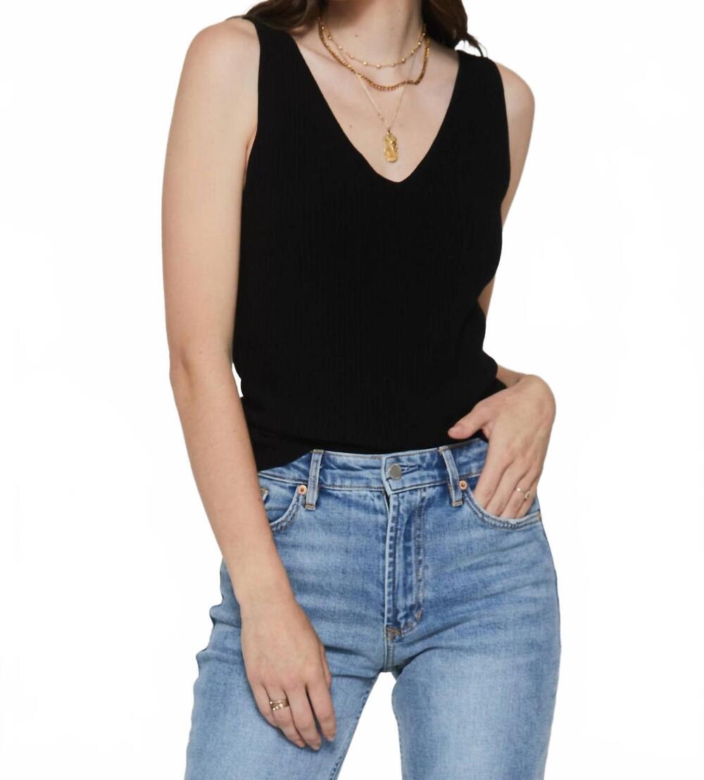NEW ANOTHER LOVE noa tank in black